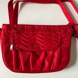 Lug Mambo Poppy Red East/West Small Crossbody Handbag